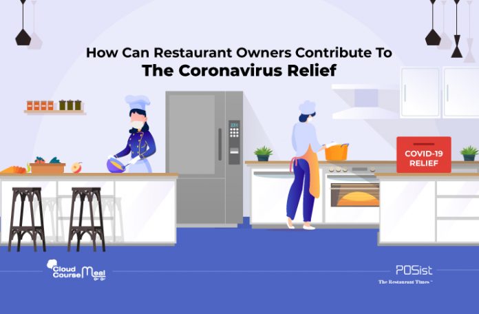 how can restaurant owners contribute to help the needy