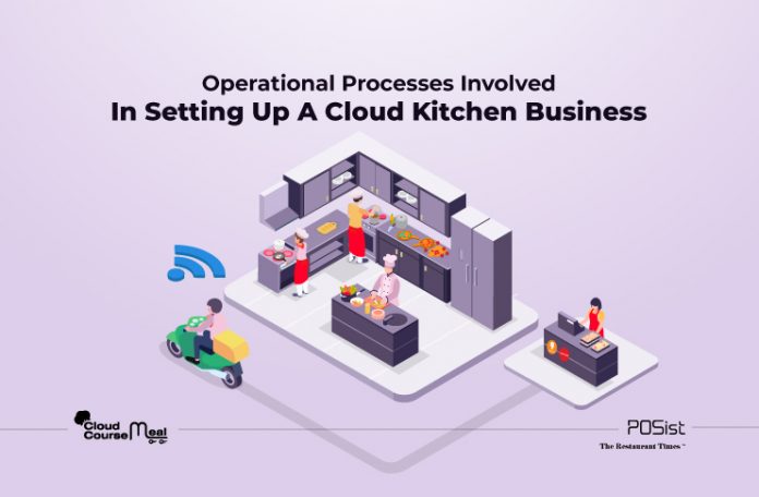 the operational procedures involved in setting up a cloud kitchen business