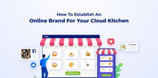 create online brand for cloud kitchen