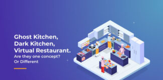 Illustration of Restaurant Kitchen