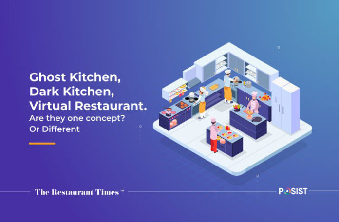 Illustration of Restaurant Kitchen