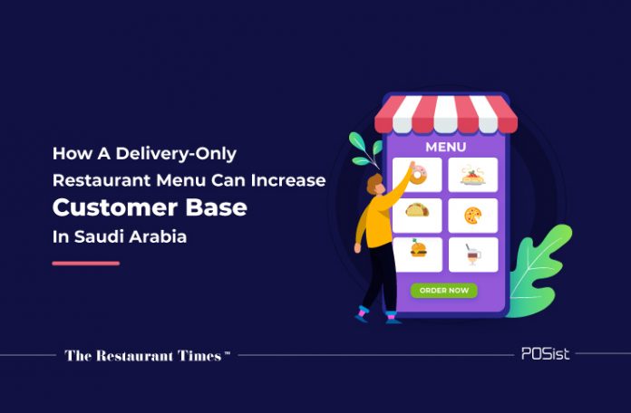delivery-only restaurant menu Saudi Arabia