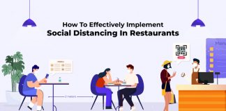 Keep Safe Distance: Reopening Restaurant Operations In The Post-Covid World Implement Social distancing