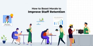 Worried about How To Boost Employee Morale and Retain Restaurant Staff ? Try these 5 Strategies! Illustration of Restaurant Staff Retention