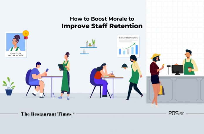 Illustration of Restaurant Staff Retention