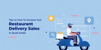 Illustration of Restaurant Delivery Sales