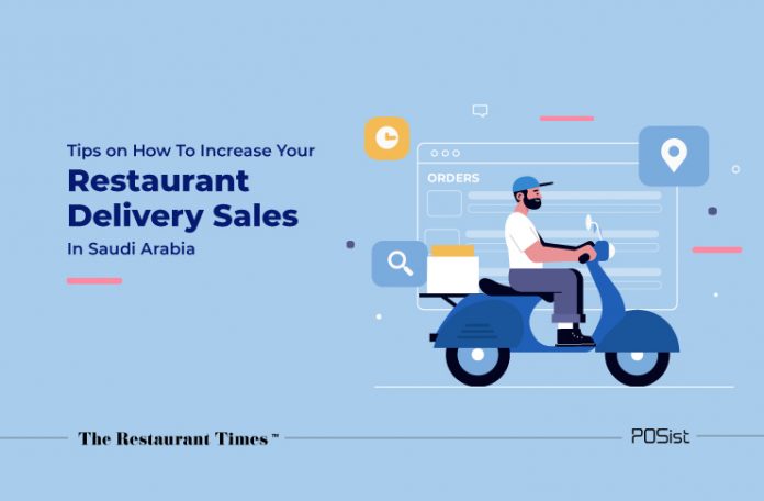 Illustration of Restaurant Delivery Sales