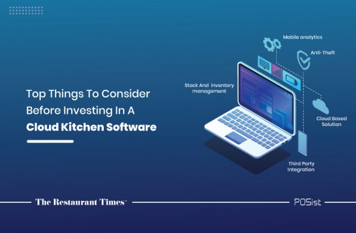 Investing in a cloud kitchen software