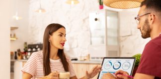 8 Simple Steps To Perform A SWOT Analysis For Restaurants Successfully A Women and a Man performing SWOT analysis for restaurant