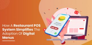 Adopting digital menus through a POS software
