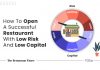 Strategies To Opening A Restaurant With Low Risk and Low Capital Opening a restaurant