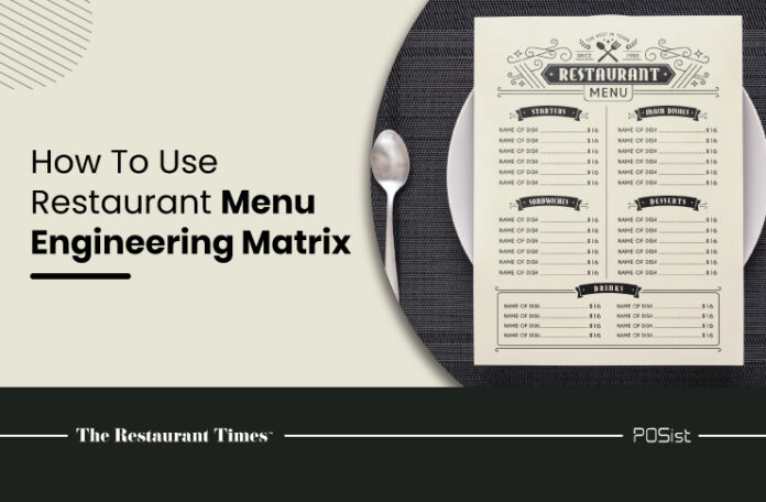 Menu Engineering Matrix