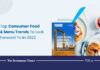 Top Consumer Food And Menu Trends Of 2022 In The Middle East Consumer food & menu trends