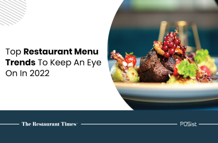 restaurant menu trends 2022