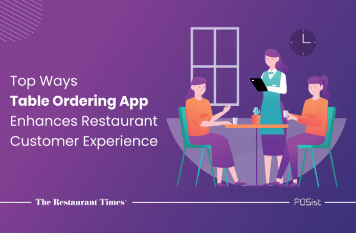 Table ordering app for restaurants
