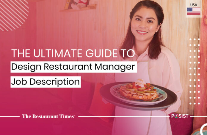 Create restaurant manager job description