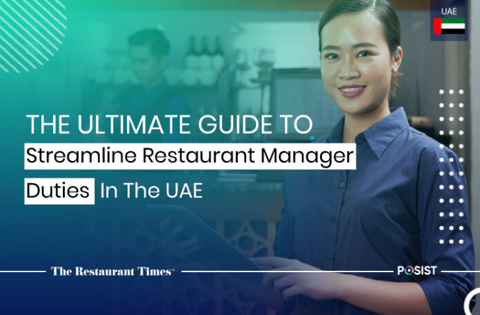 Streamline restaurant manager duties