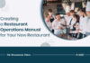 How To Create Restaurant Operations Manual For A New Restaurant Creating-a-Restaurant-Operations-Manual-for-Your-New-Restaurant