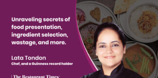 Setting a world record for cooking, food wastage, presentation, and more – a Conversation with Lata Tondon Lata Tandon Graphic