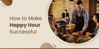 What Is A Happy Hour? (7 Strategies To Make Your Happy Hour Successful) A waiter serving customers during happy hour