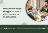 The Ultimate Guide To Restaurant Profit Margin A man in a restaurant looking at Profit and Loss Statement