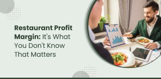 The Ultimate Guide To Restaurant Profit Margin A man in a restaurant looking at Profit and Loss Statement