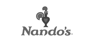 Black & White Logo of Nando's