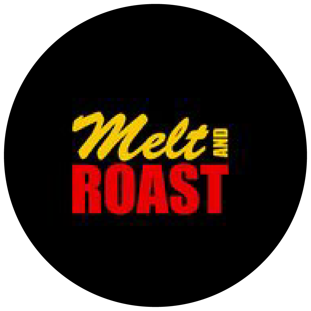 Melt and Roast logo شعار تذوب وتحميص