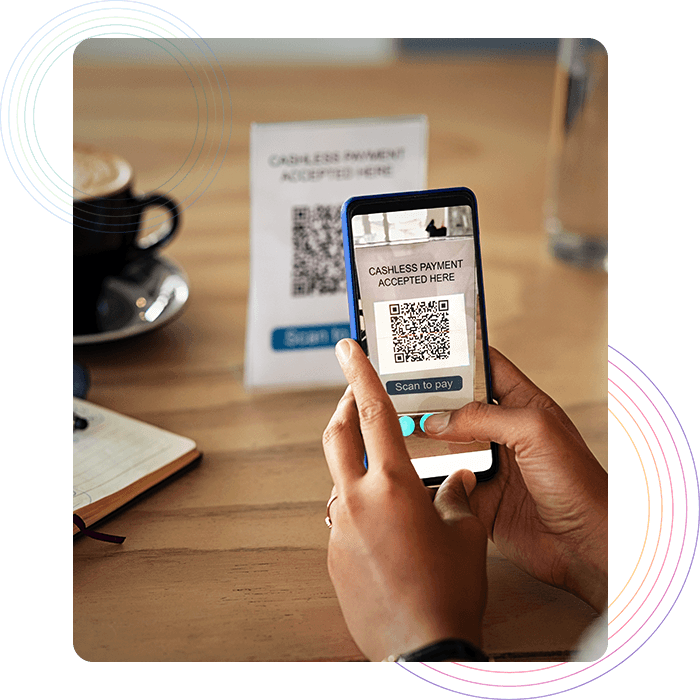 QR Code Ordering Illustration of QR Code Ordering