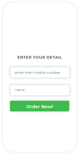 QR Code Ordering شاشة الهاتف المحمول تطلب تفاصيل من العميل للوصول إلى القائمة الرقمية