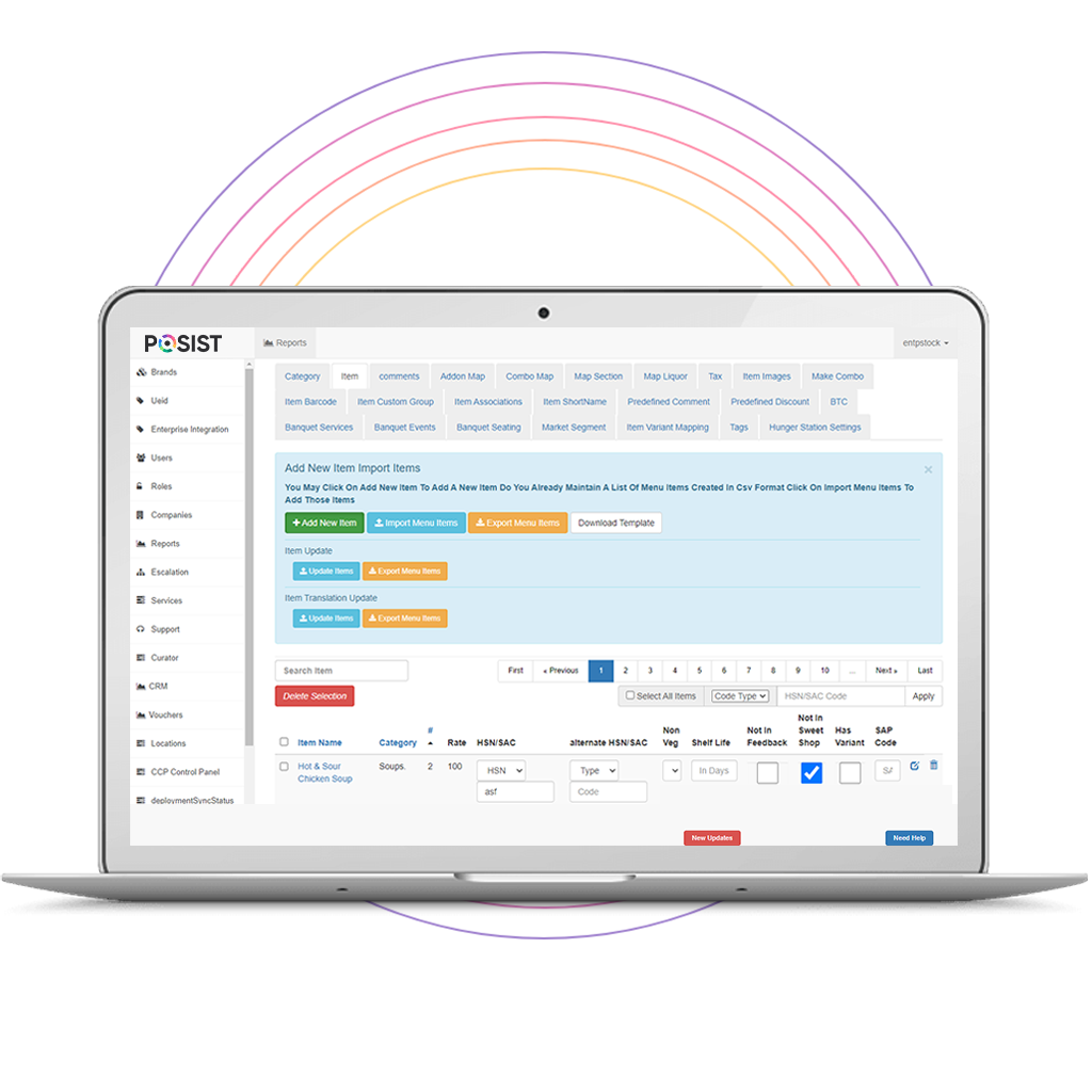 Posist Interface